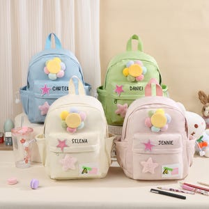 Sacs à dos personnalisés pour enfants, personnalisation du nom, sacs à dos pour tout-petits, cartables pour tout-petits, sacs à couches, retour à l'école, sacs à dos d'école