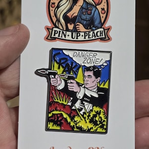 Épinglettes en émail - Archer, séries télé, séries, dessins animés, sterling, télévision, zone de danger, boop, comédie, drôles, famille, amis, revers, broche, insigne