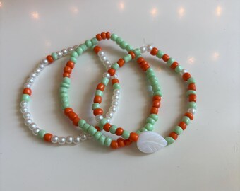 Beaded Bracelet Stack, Handmade Bead Bracelet, Bracelet stack, Custom Jewelry