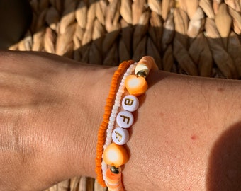 Beaded Bracelet Stack, Spring III