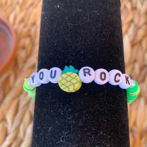 Beaded Bracelet, Personalized Custom Beaded Name Bracelets, Custom, Handmade Jewelry, friendship bracelets