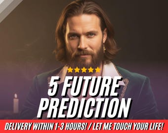 5 Future Predictions, Accurate Psychic Tarot Reading (Digital PDF)