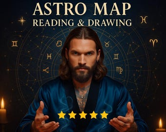 Personalized Soul's Destiny Astro Map Reading and Drawing (Digital Delivery)