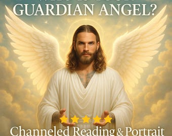 Guardian Angel Reading and Portrait, Spiritual Guidance (Digital PDF)