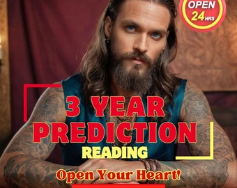 Lectura de predicciones de 3 años, lectura psíquica, lectura futura, predicciones detalladas de vida, amor y carrera