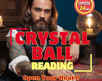 Crystal Ball Insight, Lectura de Crystal Ball, Lectura de predicción, Lectura psíquica de predicción futura, Lectura futura, Lectura de amor psíquico,