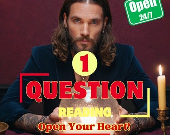 EL MISMO DÍA / Lectura de 1 pregunta / Lectura psíquica / Lectura de cartas del tarot / Lectura de tarot de una pregunta / El mismo día