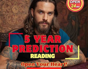 Lectura de predicciones de 5 años, lectura psíquica, lectura futura, predicciones detalladas de vida, amor y carrera
