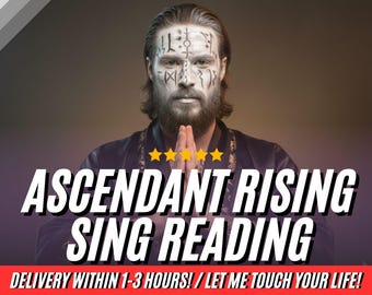 Ascendant Rising Sign Reading, Intuitive Astrology (Digital PDF)
