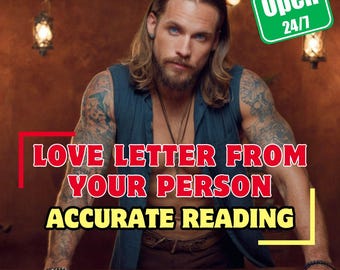 Psychic Love Letter Reading, Feelings and Thoughts (Digital)