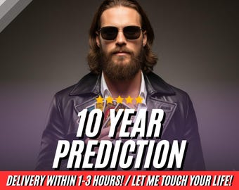10 Year Future Tarot Reading, Accurate Psychic Prediction (Digital Delivery)