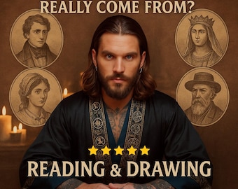 Ancestral Reading and Drawing, Family Origin Insight (Digital Delivery)