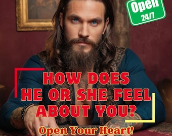 Psychic Love Reading, Feelings and Thoughts Analysis (Digital)
