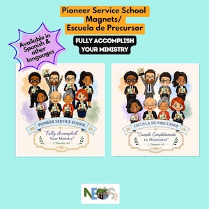 Pioneer School Gift Magnet – JW Fully Accomplish Your Ministry