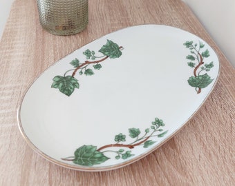 Vine-al Resurgence. - Vintage leaf and vine plate