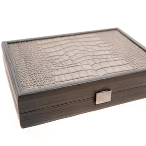 Set Mahjong con carte da gioco in scatola di legno