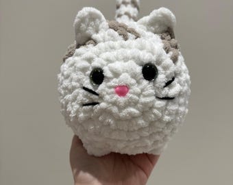 Custom Handmade Crocheted Plushie - Adorable Cat Replica in Your Cat’s Likeness - Personalized Plush Cat Toy – Unique Cat Lover Gift