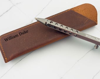 Personalized Bolt Action Pen – Brass Military Pen