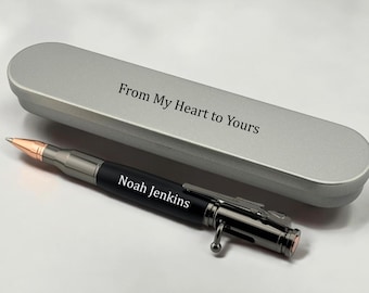 Engraved Bullet Pen for Police Officer – Personalized Law Enforcement Gift