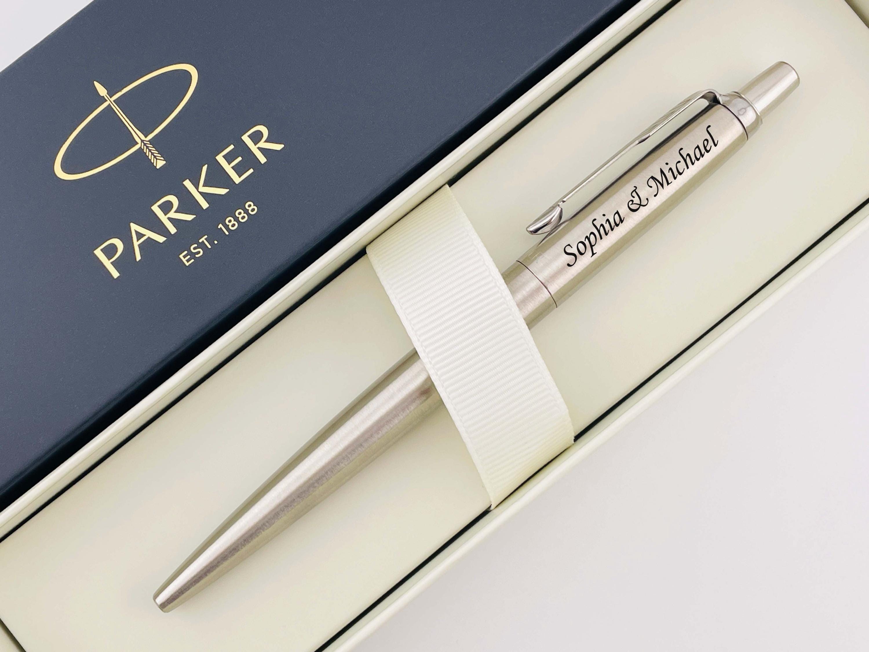 Custom Engraved Parker Jotter Ballpoint Pen, Personalized Pen Birthday Gift, Birthday Gift for Husband and Wife, Custom Family Gift