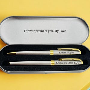 Personalized Name Pen, Graduation Gift for Him or Her, Master’s College Graduation Present