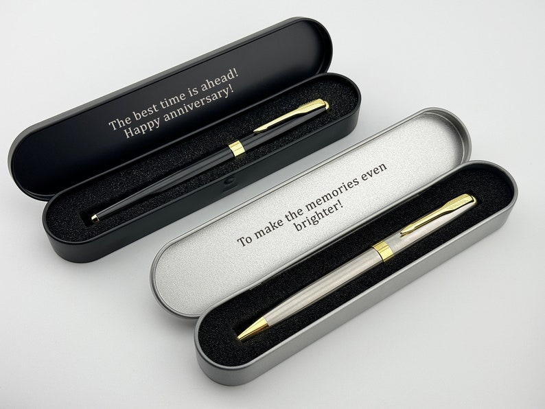 Custom Durable Ball Pen Roller Pen, Personalize Pen Set of 2, Gift for Him, Doctor's Day Gift, Nurse Gift, Pediatrician Gift image 8