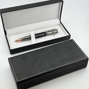 Stylo balle tactique, cadeau militaire personnalisé pour homme, stylo de retraite de l'armée gravé, cadeau pour amateur d'armes à feu, appréciation des vétérans, stylo personnalisé
