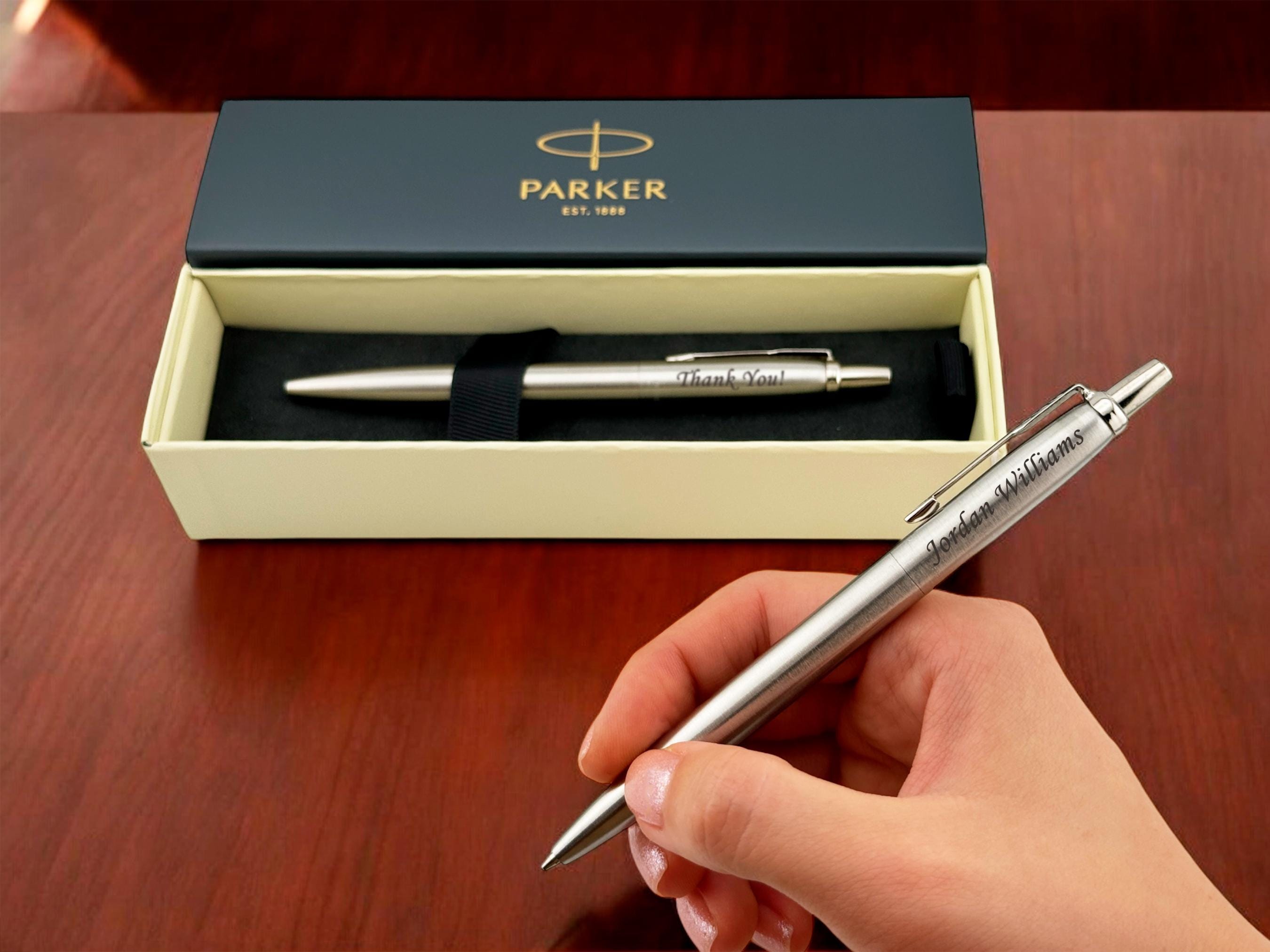 Custom Engraved Parker Jotter Ballpoint Pen, Personalized Pen Birthday Gift, Birthday Gift for Husband and Wife, Custom Family Gift