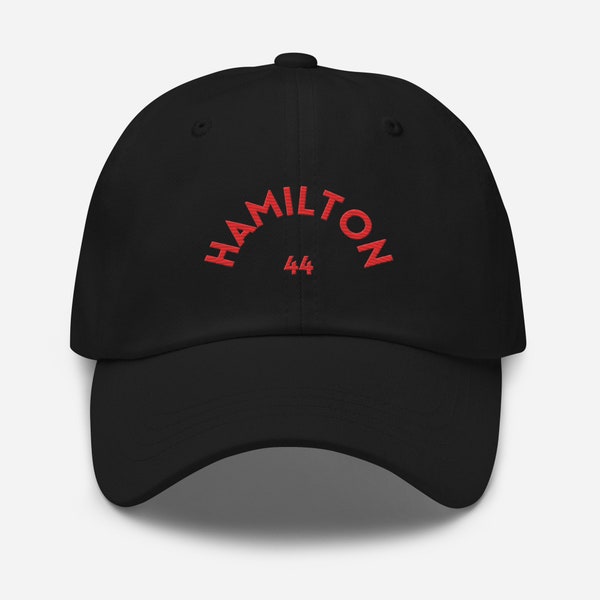 Lewis Hamilton Ferrari F1 Driver Dad Hat: No.44 Racing Style