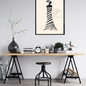 Goddess | Printable Art | Wall Art | Black Girl Wall Art | African American Art | Printable Wall Art | Digital Art | AfroCentric Art