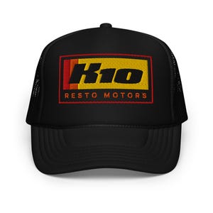 K10 Trucker Hat | Foam Trucker Cap, Classic Truck Lover Gift, Car Enthusiast Gift, Car Show Cap, K10 Truck, C10 Truck, Retro Trucker Hat