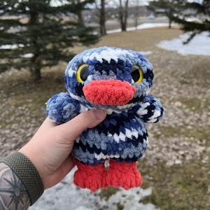 Peluche oie au crochet, oie au crochet, oie amigurumi, oiseau en peluche, cadeau pour enfants, cadeau d&#39;anniversaire mignon