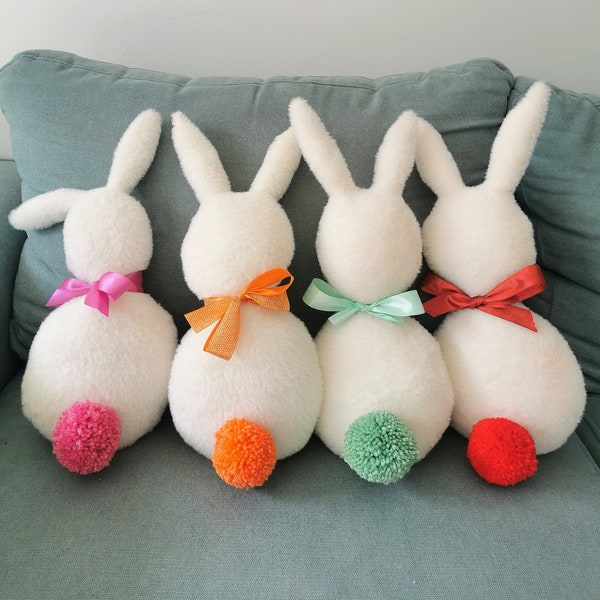 Coussin Lapin de Pâques personnalisé - Peluche