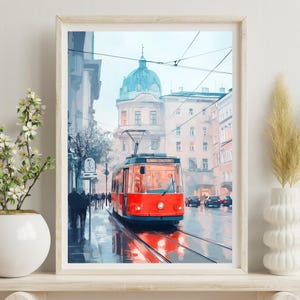 Vienna Street Art Print: Kärntner Straße, Austrian Cityscape (Digital Download)