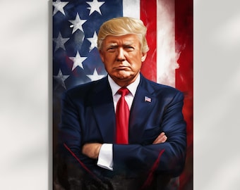 ドナルド・トランプ デジタルダウンロード 大統領肖像画 第47代大統領