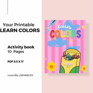 Learn Colors Activity Book