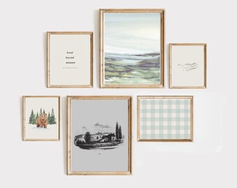 Printable Vintage Gallery Wall Art Set, Set of 5 Vintage Child Prints ...