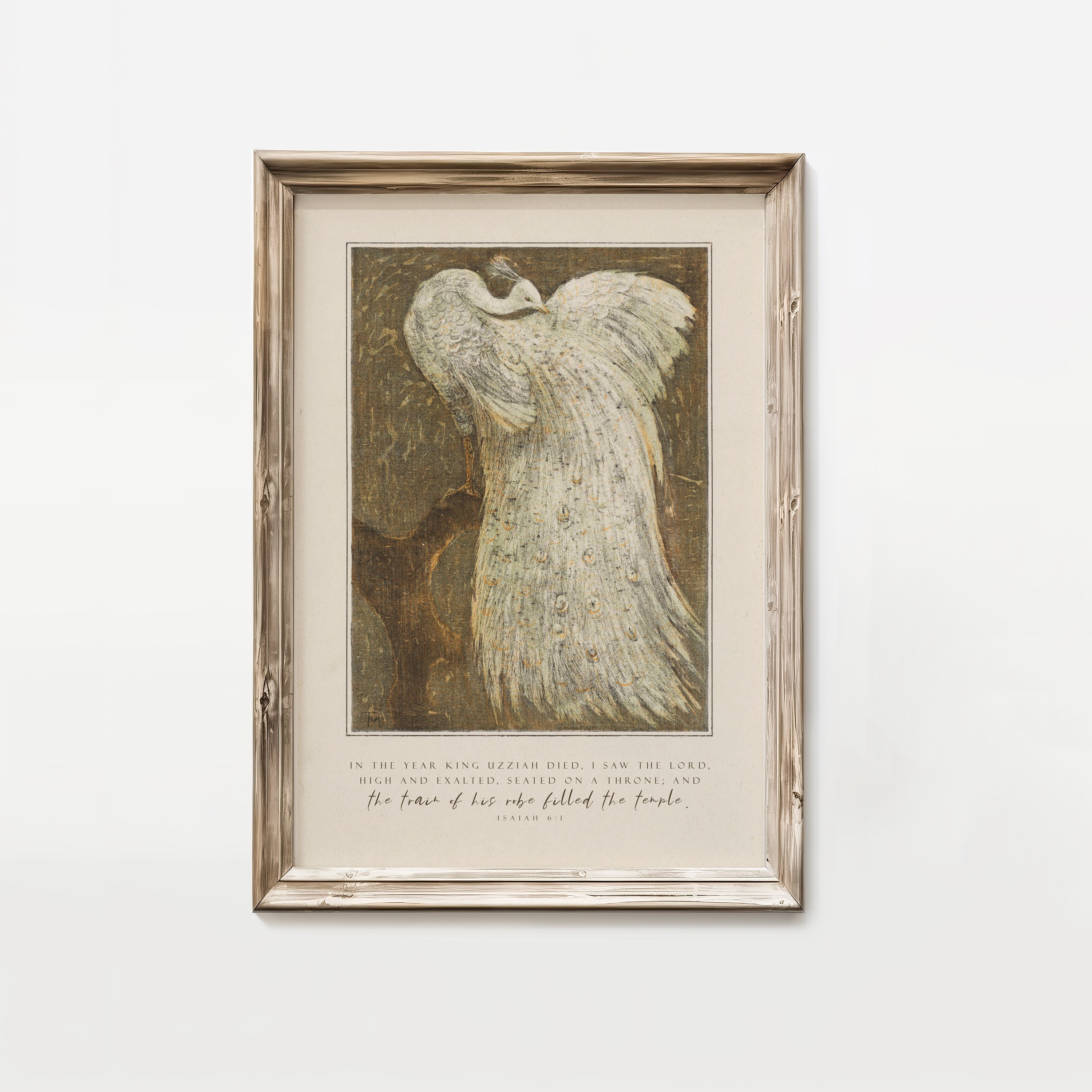 Vintage Bird Scripture Print Download. Vintage White Bird and Bible ...