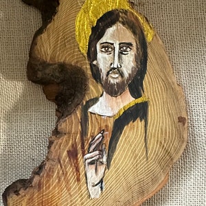 Jesus Painting on Wood