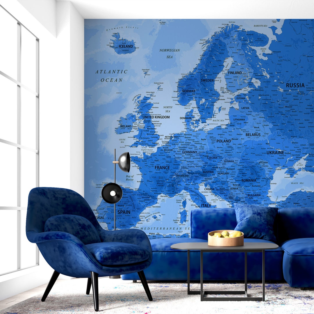Europa Landkarte zum Ausdrucken Detailierte Landkarte von Europa