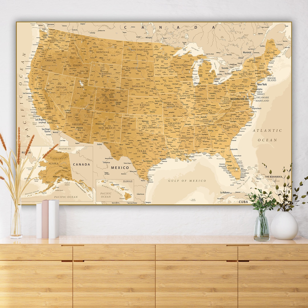 USA Map Detailed United States Map Styled High Resolution USA Map Il 1080xN.5985828827 Aoct