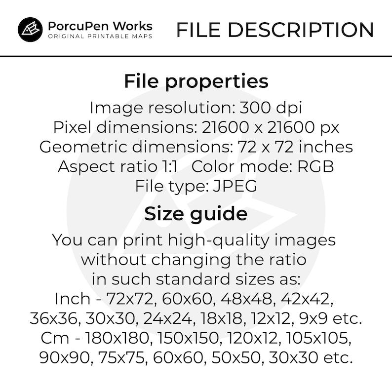 Classic Europe Printable Map most - Il 794xN.6002822441 2zdd 