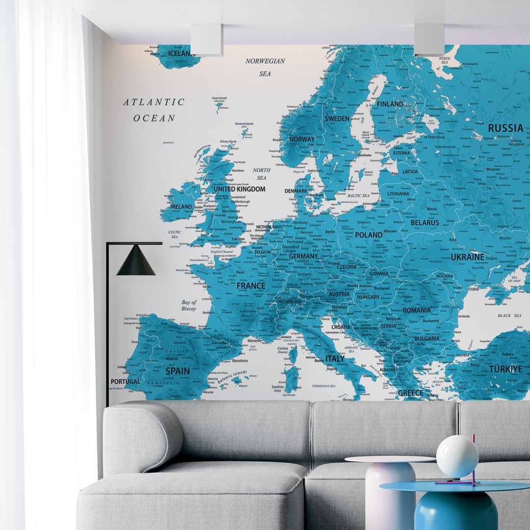  Europa Landkarte zum Ausdrucken Detailierte Landkarte von Europa Bildidee 