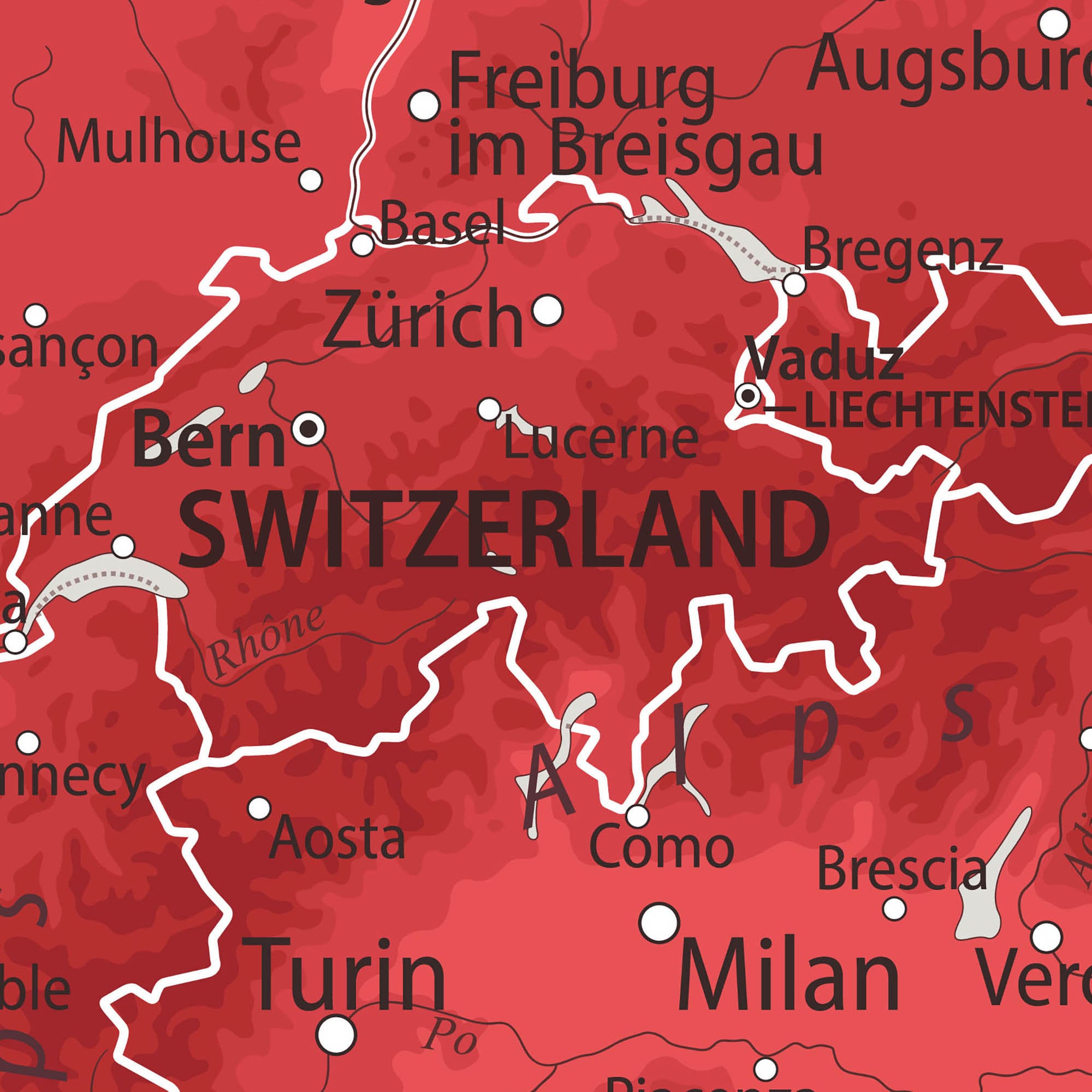 Europe Printable Map Detailed - Il Fullxfull.5954628204 3p7y 