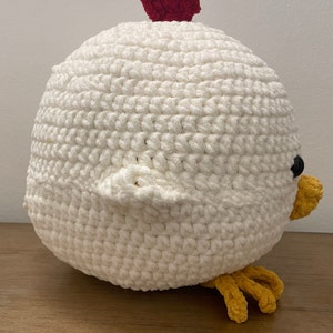 Super soft Crochet Chicken Stuffed Animal 画像 2