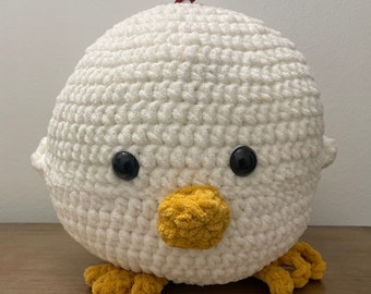 Super soft Crochet Chicken Stuffed Animal