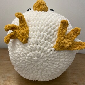 Super soft Crochet Chicken Stuffed Animal 画像 4