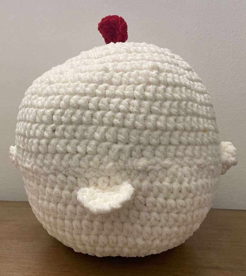 Super soft Crochet Chicken Stuffed Animal 画像 3