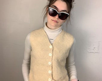 M - Vintage Wool Sweater Vest