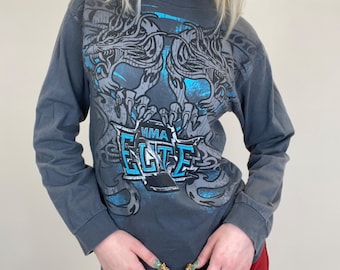 S - Vintage MMA Elite Graphic Long Sleeve